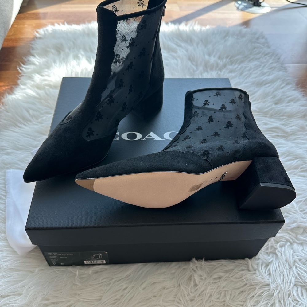 Brand new coach booties!